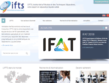 Tablet Screenshot of ifts-sls.com